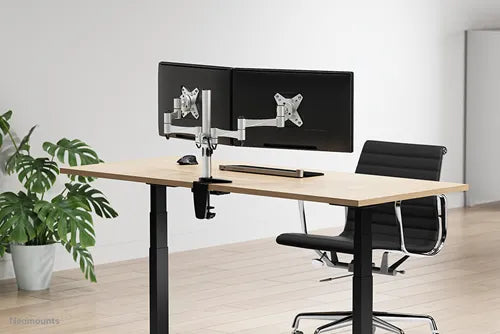 Neomounts 10" - 27" Dual Monitor Arm Desk Mount | FPMA-D1330DSILVER - Image 3