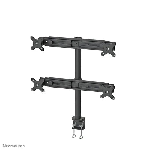 Neomounts 19" - 30" Quad LCD Crossbar Desk Mount | FPMA-D700D4 - Image 2