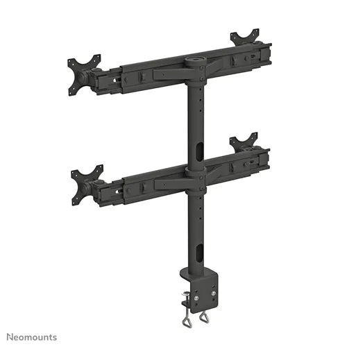 Neomounts 19" - 30" Quad LCD Crossbar Desk Mount | FPMA-D700D4 - Image 3