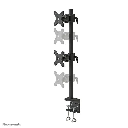 NeoMounts FPMA-D700DV Monitor Arm Desk Mount - For Two 10-27" Screens - Image 3