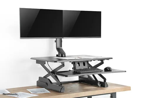 NeoMounts FPMA-D860DBLACK Monitor Arm Desk Mount - For Two 10-27" Screens - Image 4