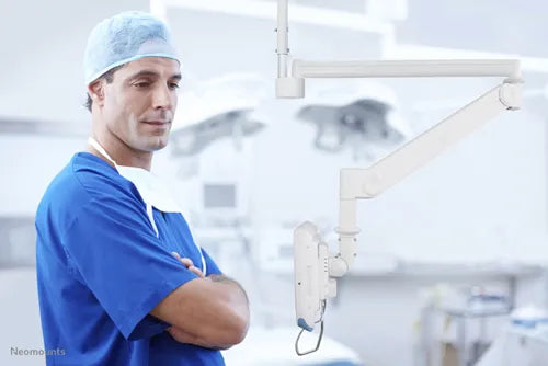 NeoMounts FPMA-HAC100 Medical Ceiling Mount - For 10-24" Screen - Image 4