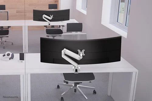 Neomounts 10" - 49" Monitor Arm Desk Mount for Curved Screens | NM-D775WHITEPLUS - Image 6