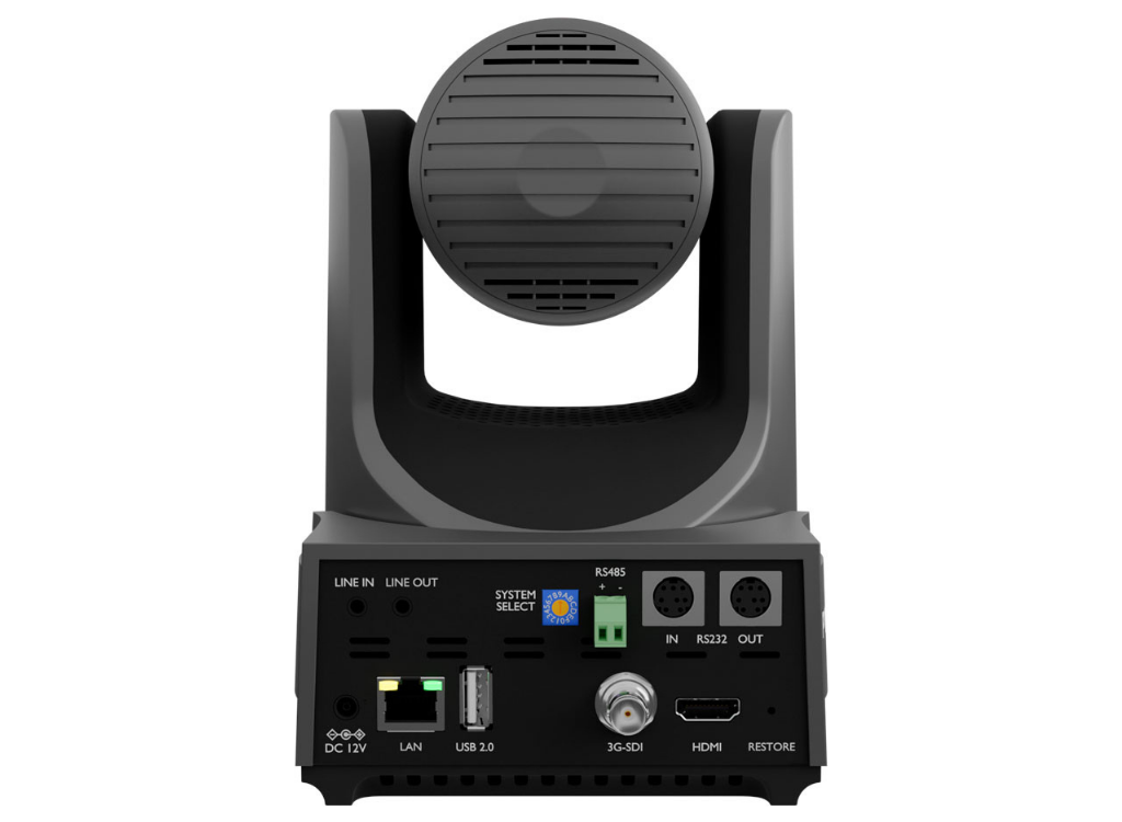 PTZOptics PT12X-LINK-4K-GY 12X Link 4K Auto-Tracking PTZ Camera - Image 3