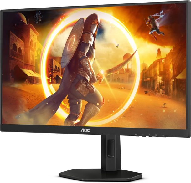 Alternative view of AOC Q27G4X 27" IPS 180 Hz QHD LCD LED Monitor Black, Red