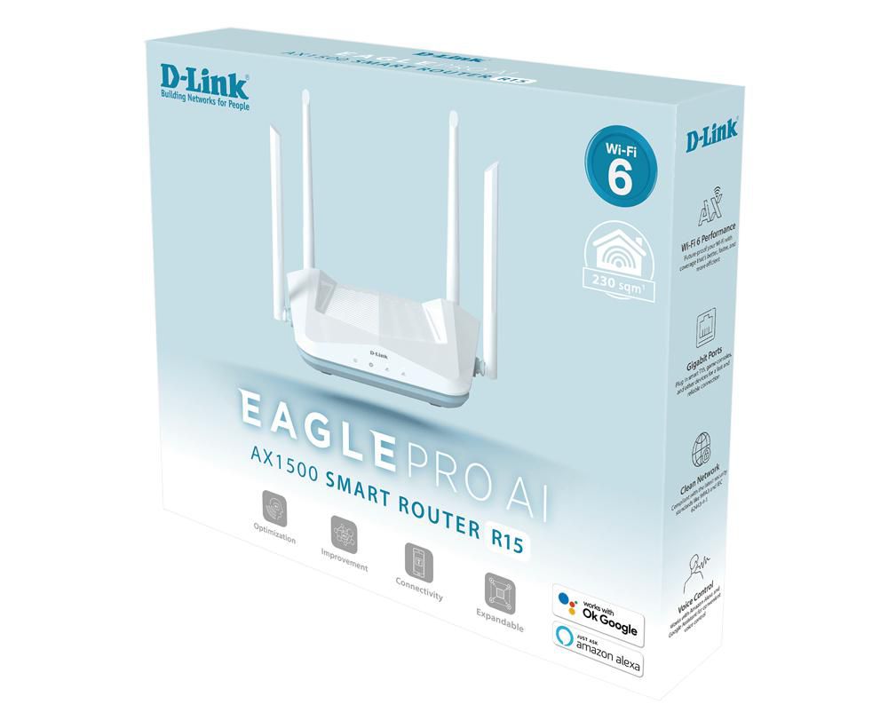 D-Link AX1500, Wi-Fi 6, 802.11ax, 5G, 1201 Mbps Wireless Router | R15 - Image 5