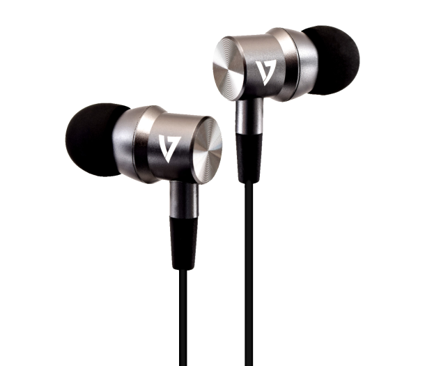 V7 Noise Isolating Stereo Earbuds with Microphone | HA111-3EB