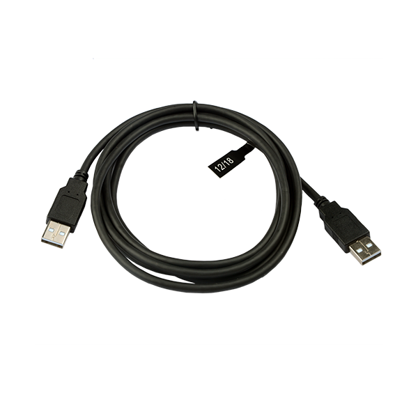 Alternative view of V7 USB A Male to USB A Male Cable USB 2.0 480 Mbps 1m/3.3ft Black - V7USB2AA-01M-1E