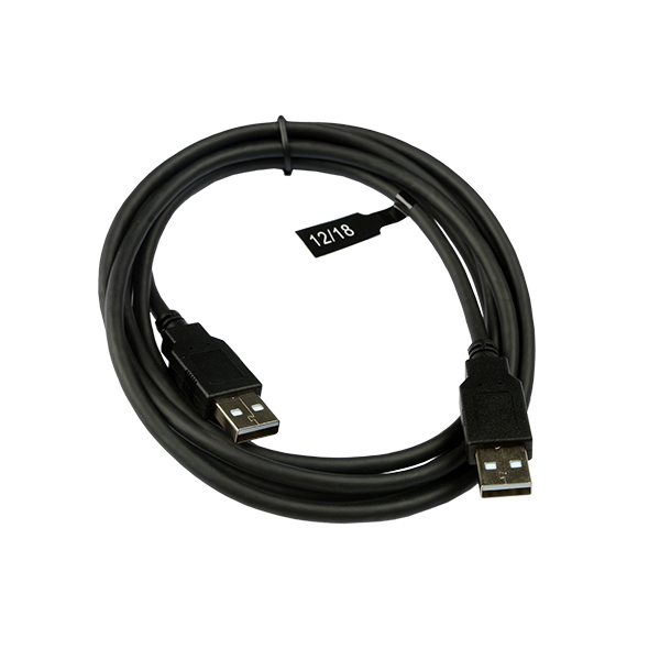 V7 USB A Male to USB A Male Cable USB 2.0 480 Mbps 2m/6.6ft Black - V7USB2AA-02M-1E - Image 3