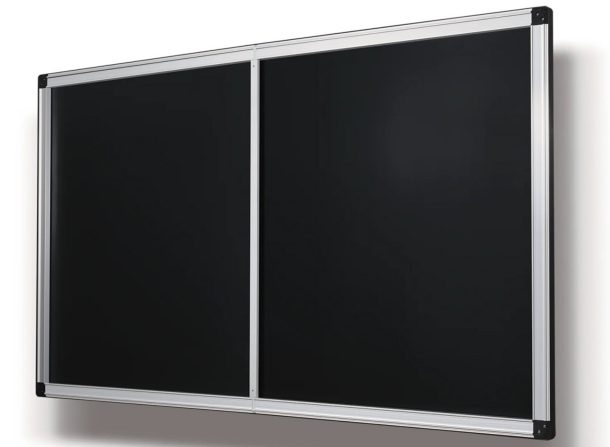 Alternative view of Sapphire Grey Fabric Slim Bezel Fixed Frame Screen Viewing Area | SFSC234-SBG