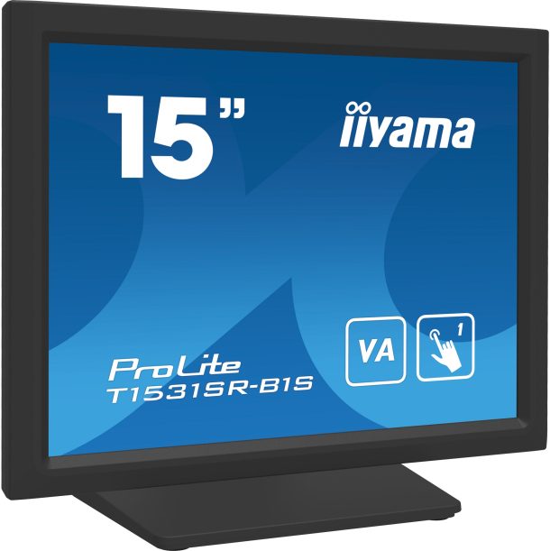 Alternative view of iiyama ProLite T1531SR-B1S 15" Touchscreen with 5-wire Resistive Touch Technology