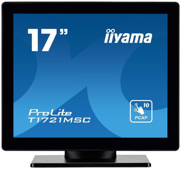 iiyama ProLite T1721MSC-B2 17" 5ms 10 Touch Points And PCAP Technology Touchscreen