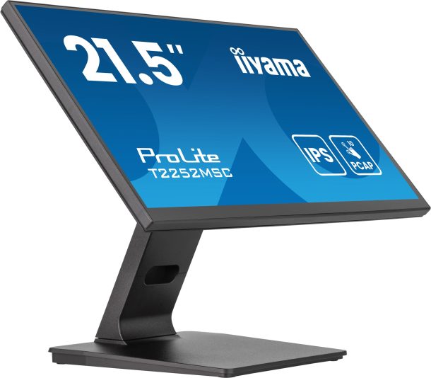 Alternative view of iiyama ProLite T2252MSC-B2AG 21.5" Full HD PCAP 10pt Touchscreen Monitor