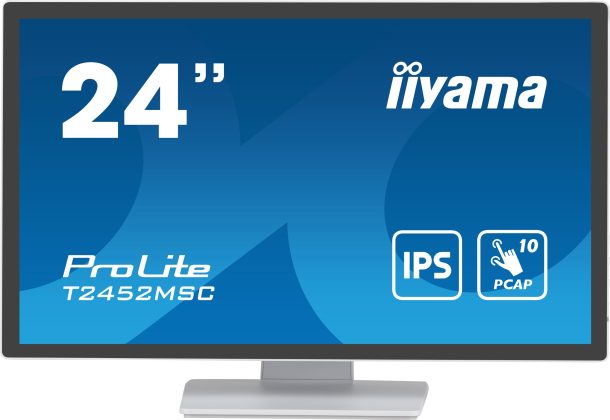 iiyama ProLite T2452MSC-W1 24" PCAP 10pt 60Hz Touchscreen Monitor
