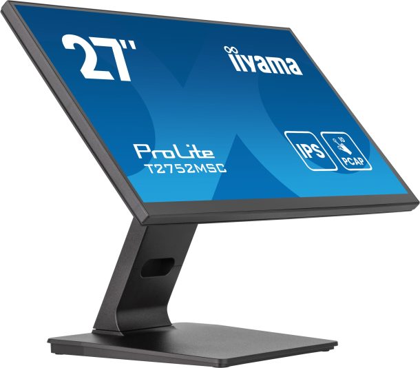Alternative view of iiyama ProLite T2752MSC-B1AG 27" Full HD PCAP 10pt Touchscreen Monitor
