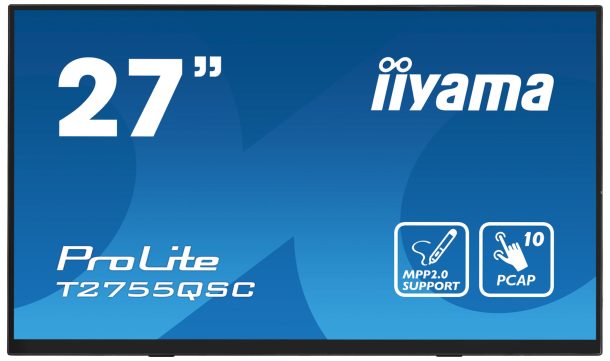 Alternative view of iiyama ProLite T2755QSC-B1 27" 75Hz 5ms IPS QHD 10pt Touchscreen Monitor