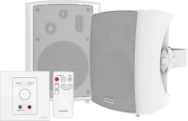 Alternative view of Vision TC3-AMP 50w Amplifier | IR Remote Control Included