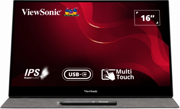ViewSonic TD1655 16" Touch Screen Portable Monitor