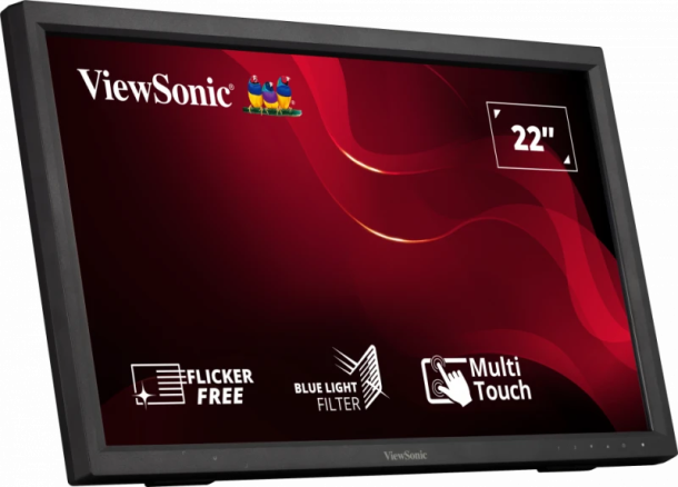 Alternative view of ViewSonic TD2223 22" IR Touch Screen Monitor