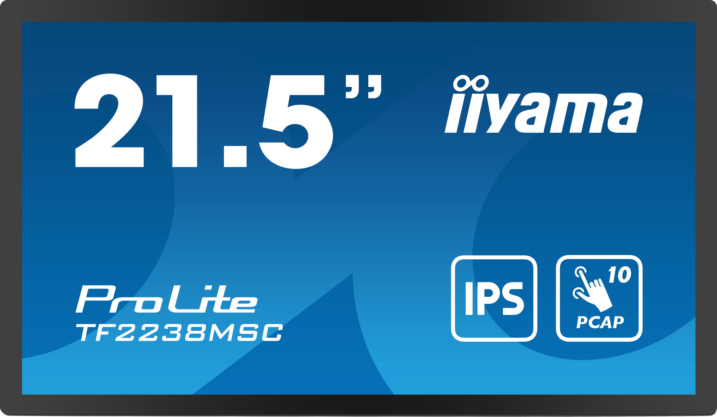 iiyama ProLite TF2238MSC-B1 21.5" 10pt PCAP Touch Screen Monitor