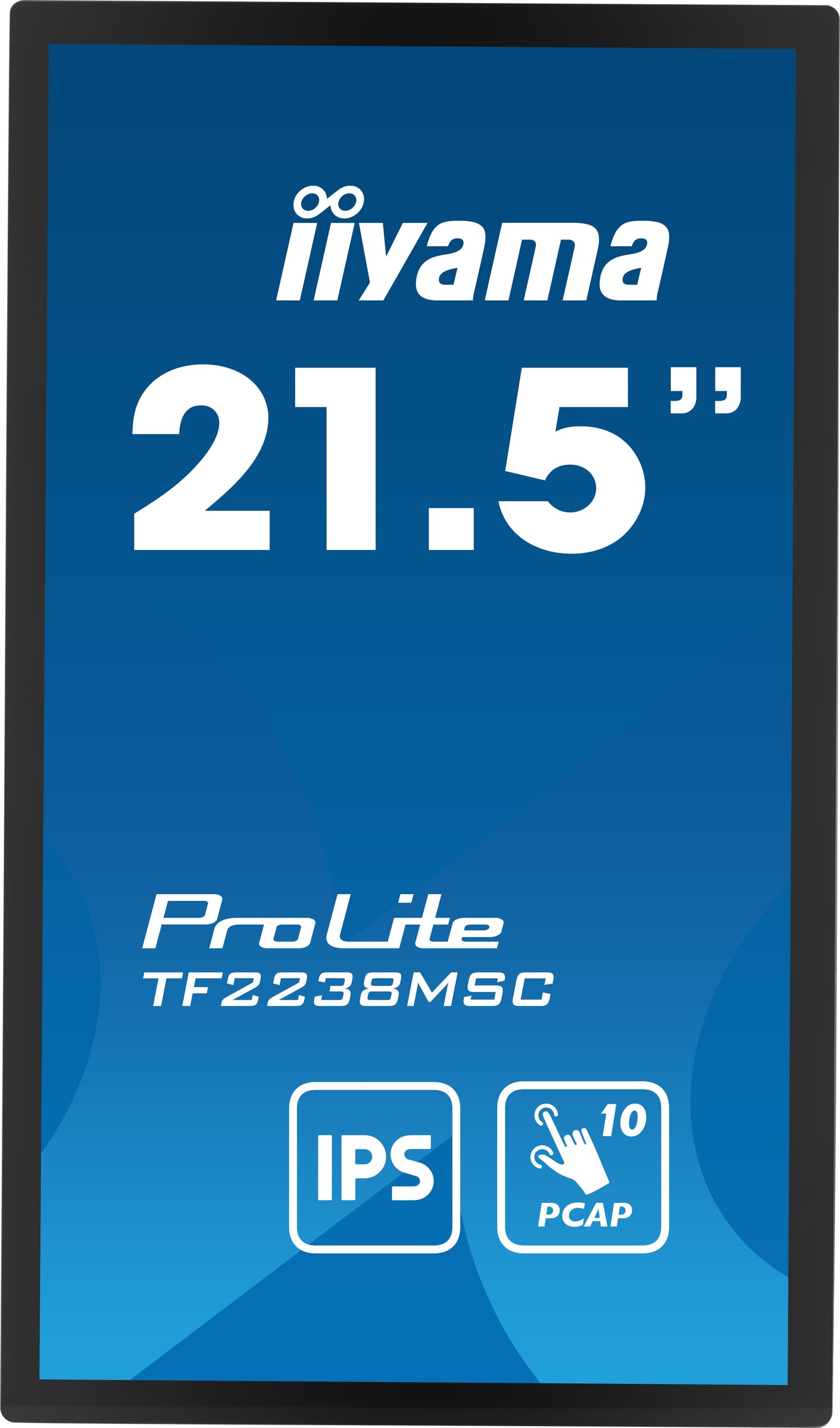 iiyama ProLite TF2238MSC-B1 21.5" 10pt PCAP Touch Screen Monitor - Image 2