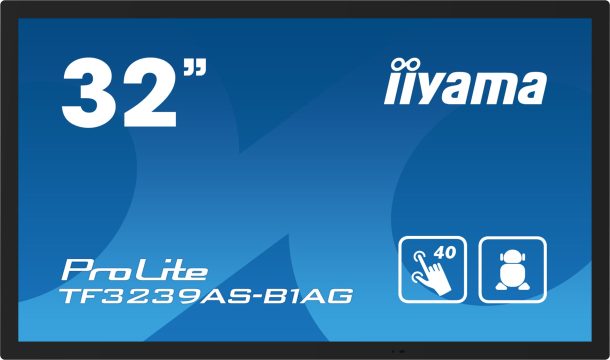 iiyama ProLite TF3239AS-B1AG 32" Full HD PCAP Touchscreen Display