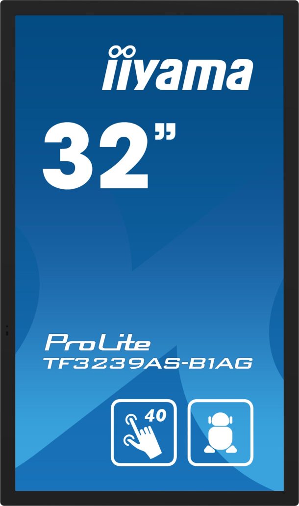 Alternative view of iiyama ProLite TF3239AS-B1AG 32" Full HD PCAP Touchscreen Display
