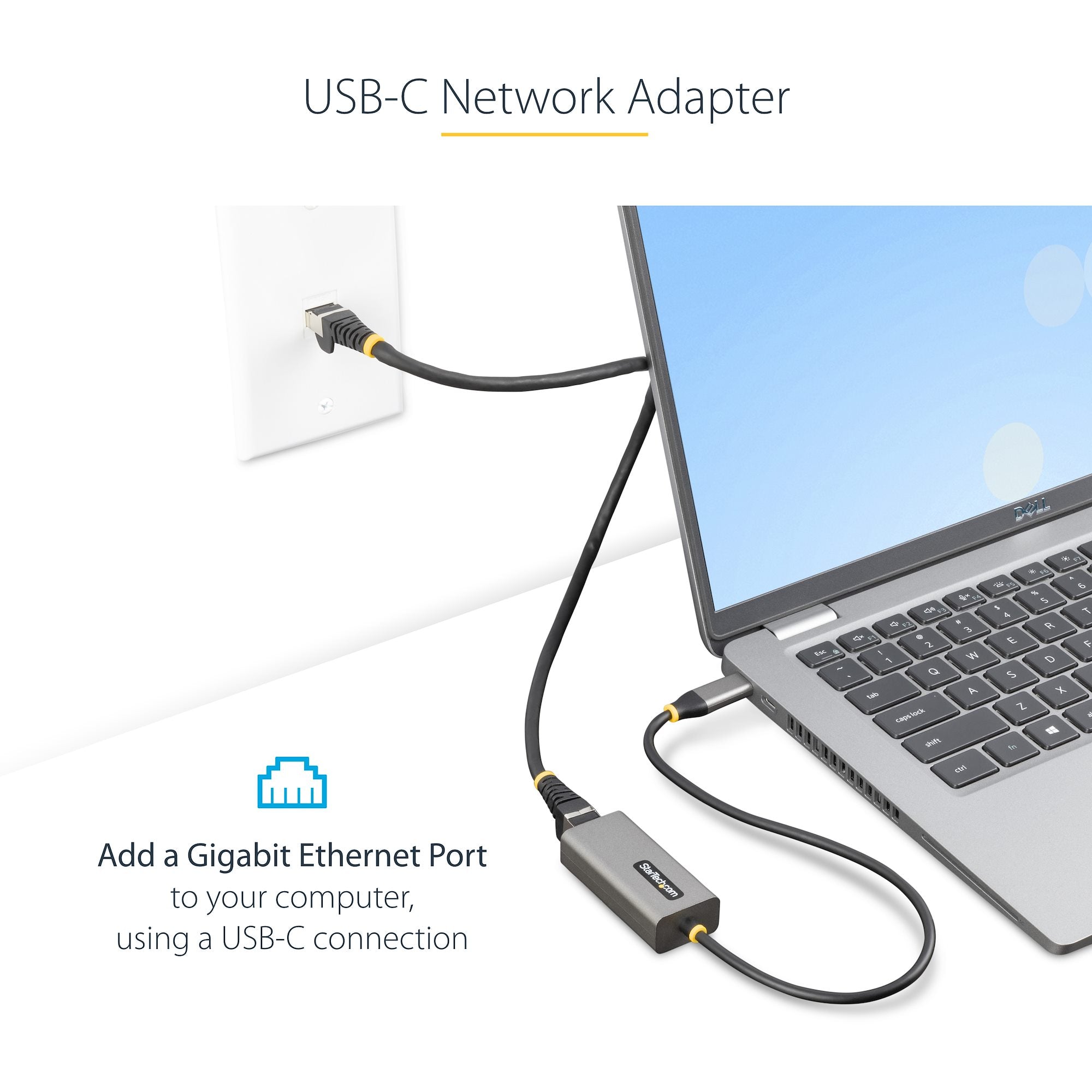 StarTech USB-C to Gigabit Ethernet Network Adapter - US1GC30B2 - Image 8