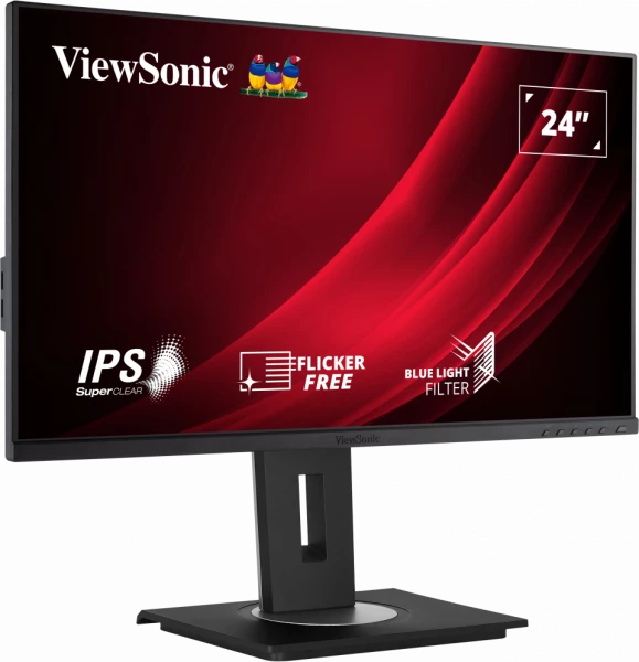 Alternative view of ViewSonic VG2448A-2 24" SuperClear® IPS Frameless Monitor with Advanced Ergonomics