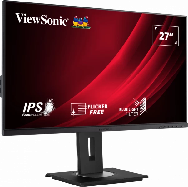ViewSonic VG2748A-2 27" SuperClear® IPS Frameless Monitor with Advanced Ergonomics - Image 2