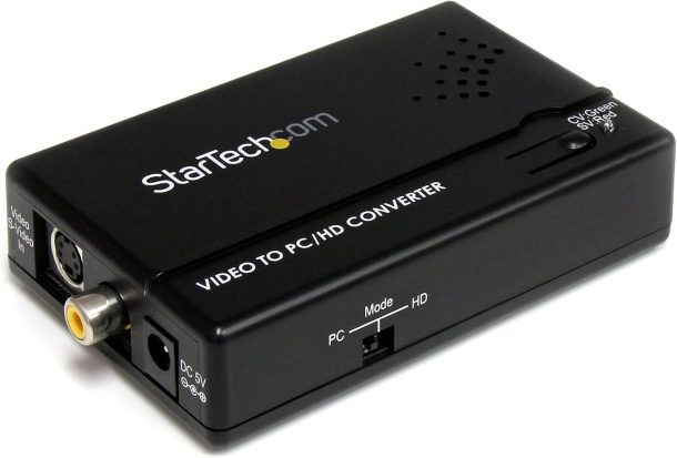 Alternative view of StarTech Composite and S-Video to VGA Video Scan Converter | VID2VGATV2