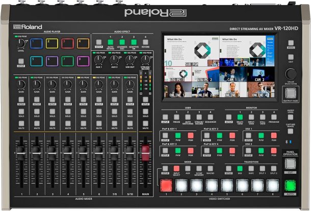 Roland Direct Streaming AV Mixer | VR-120HD