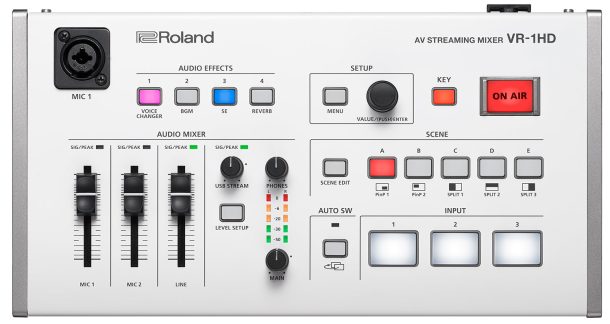 Roland Professional AV Streaming Mixer | VR-1HD