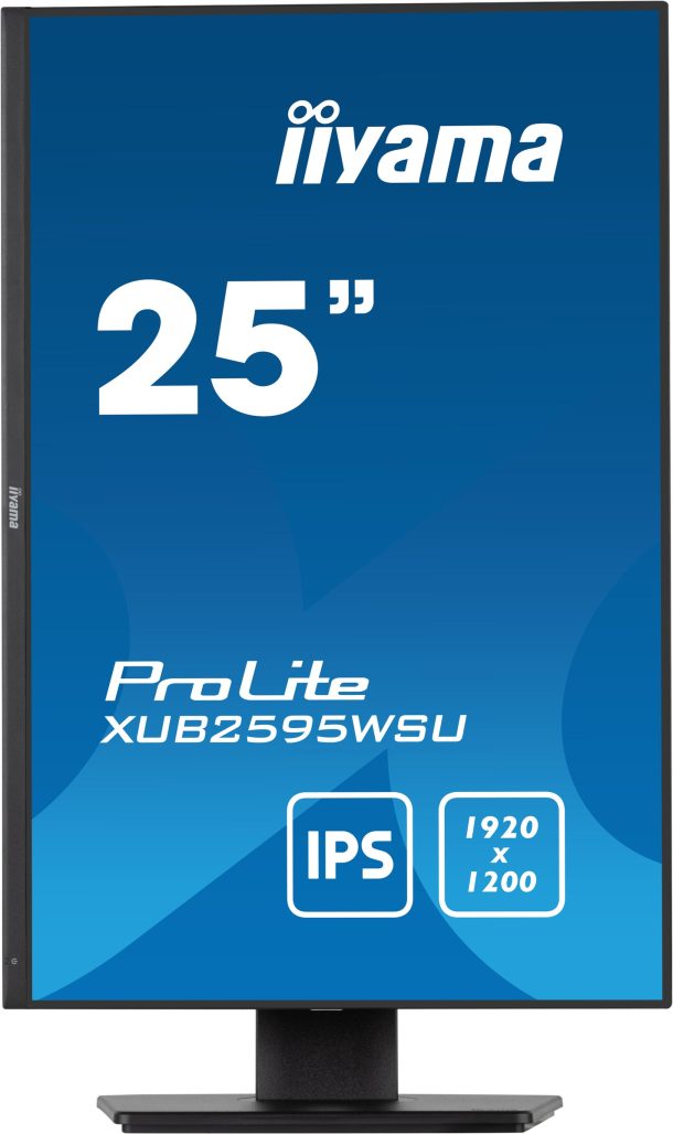 Alternative view of iiyama ProLite XUB2595WSU-B5 25" IPS 60Hz Monitor