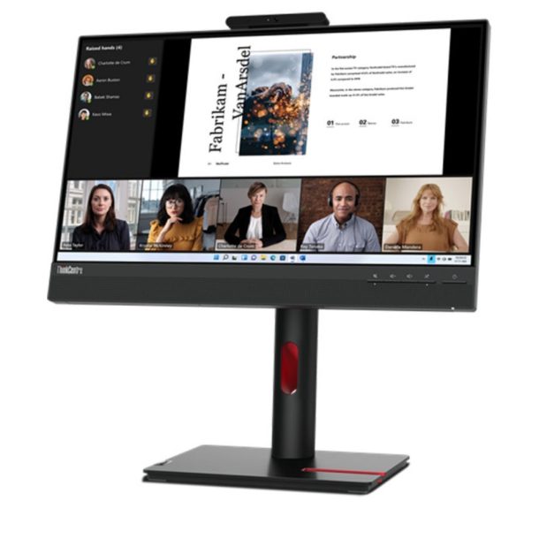 Alternative view of Lenovo 12N8GAT1UK ThinkCentre Tiny-In-One 22 Gen 5 22" Class Webcam Full HD 1920 x 1080 LED Monitor