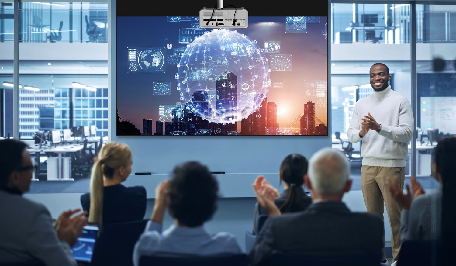 Optoma ZK430ST Eco-Friendly 4K UHD Laser Projector - 3700 Lumens - Image 11