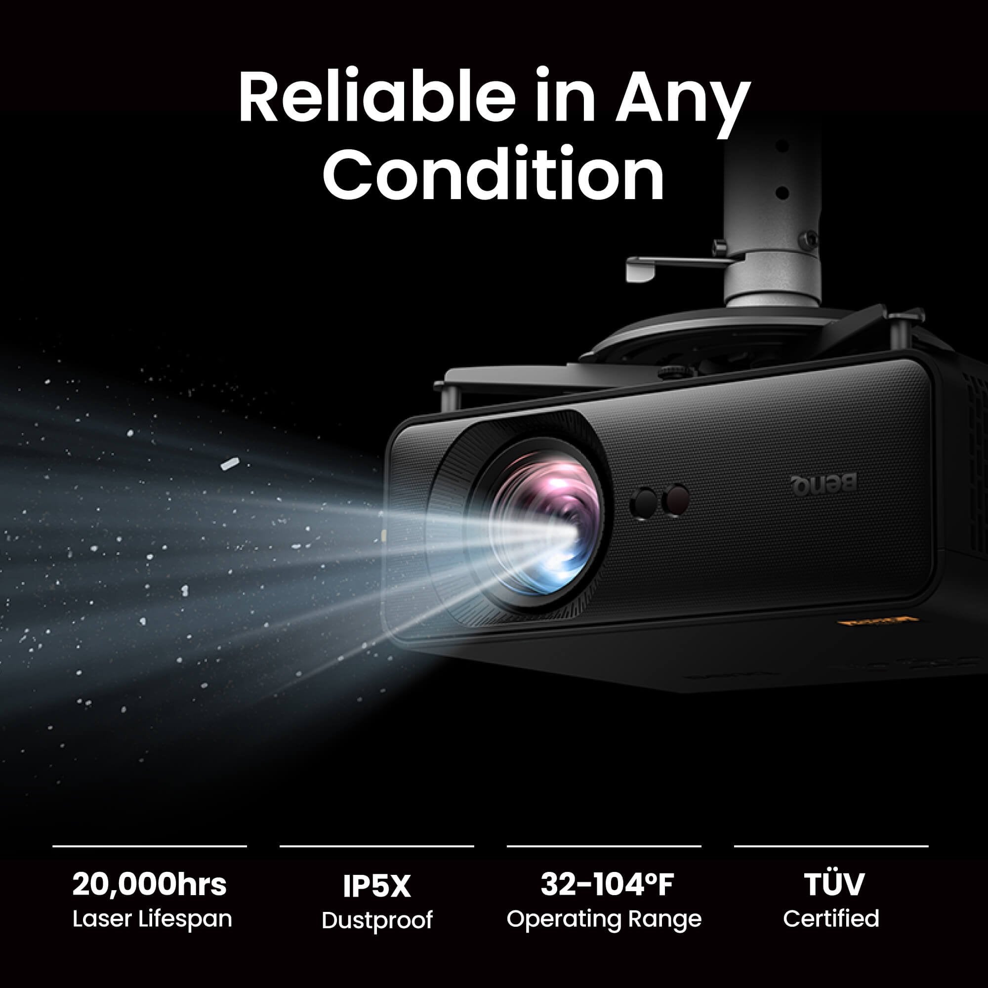 BenQ AH500ST 4000 Lumen Short Throw 1080P Laser Golf Simulator Projector | 9H.R0377.23E - Image 13