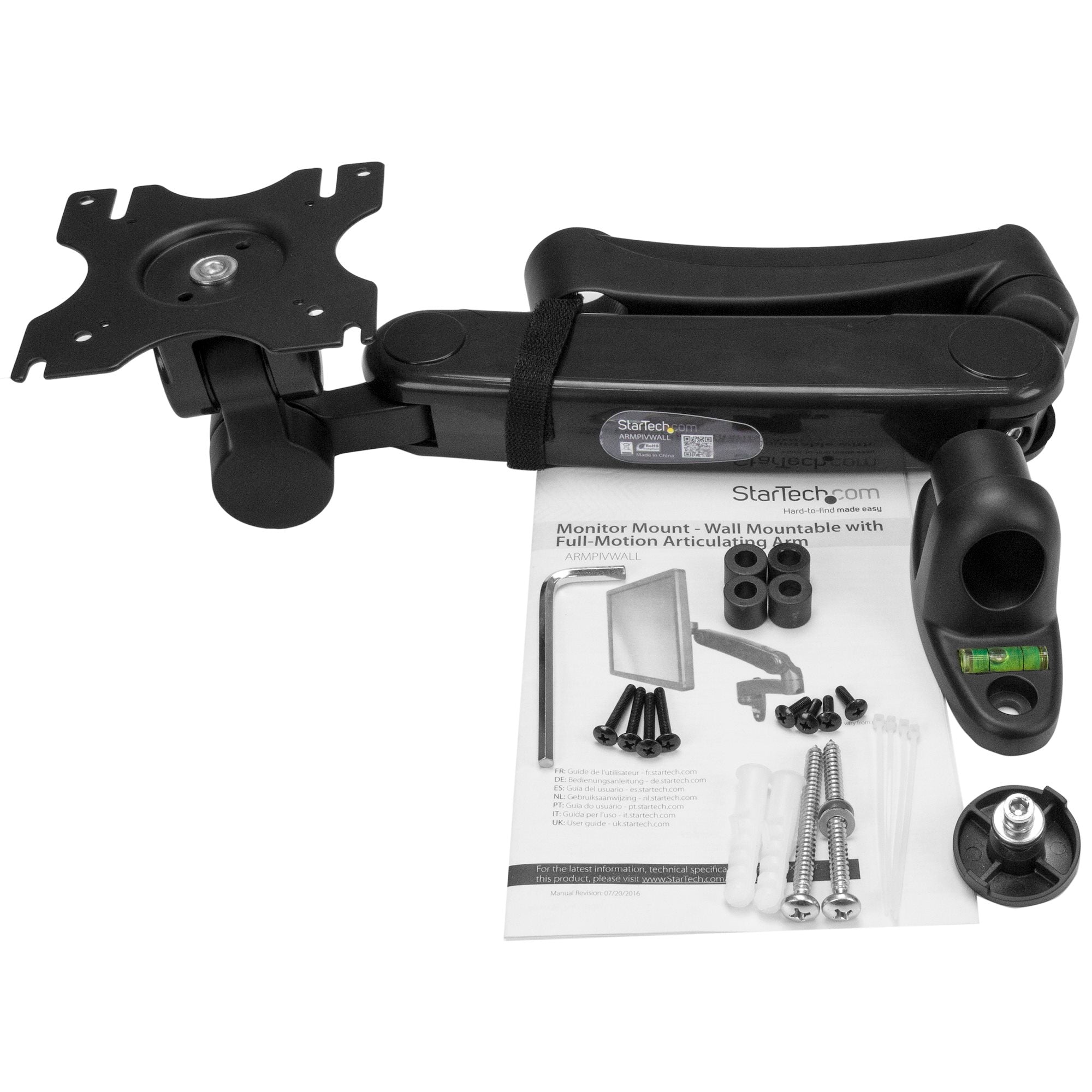 StarTech 30" Single-Monitor Wall Arm | ARMPIVWALL - Image 7