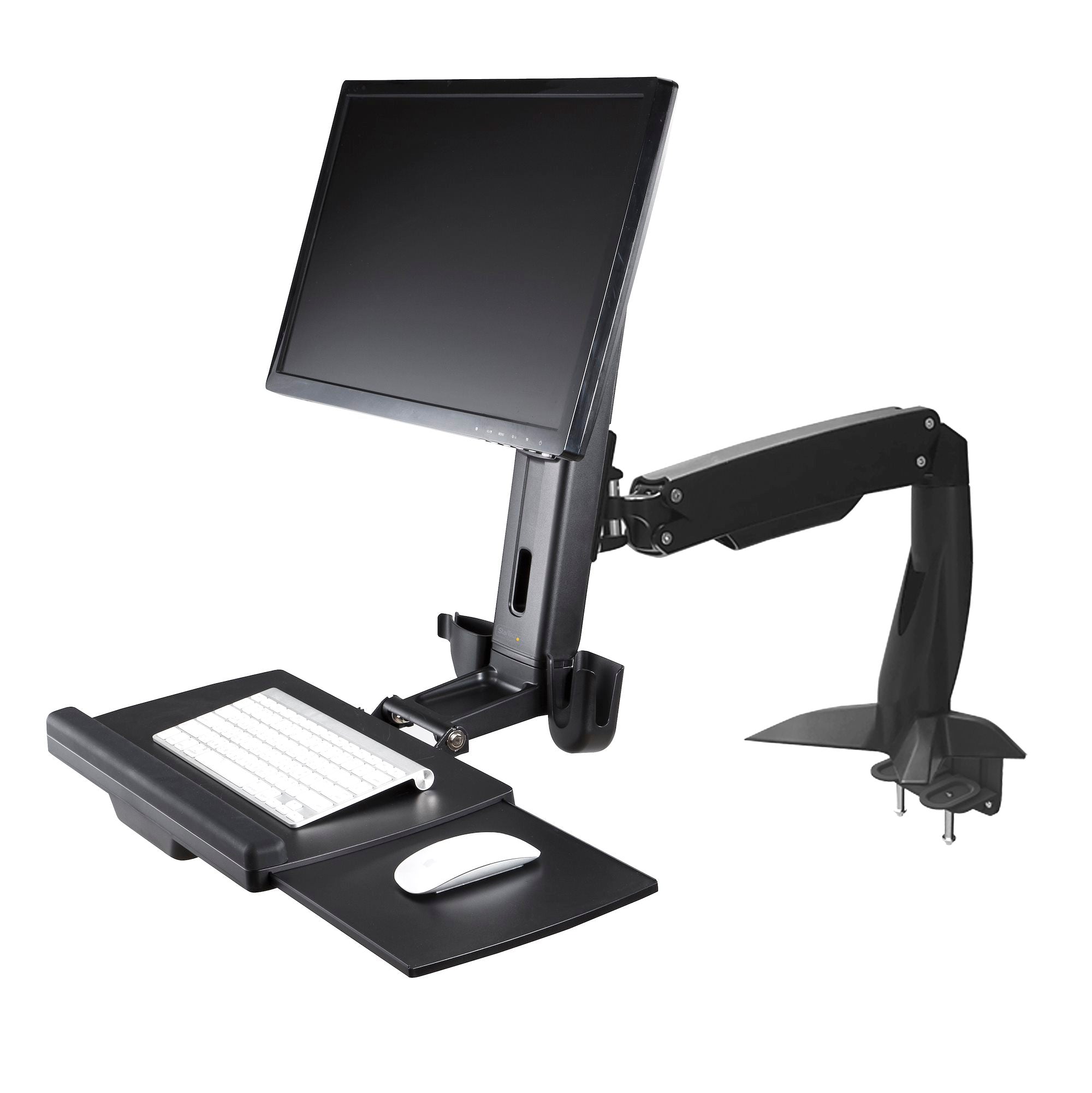 StarTech Single-Monitor Sit-Stand Height-Adjustable Workstation | ARMSTSCP1 - Image 2