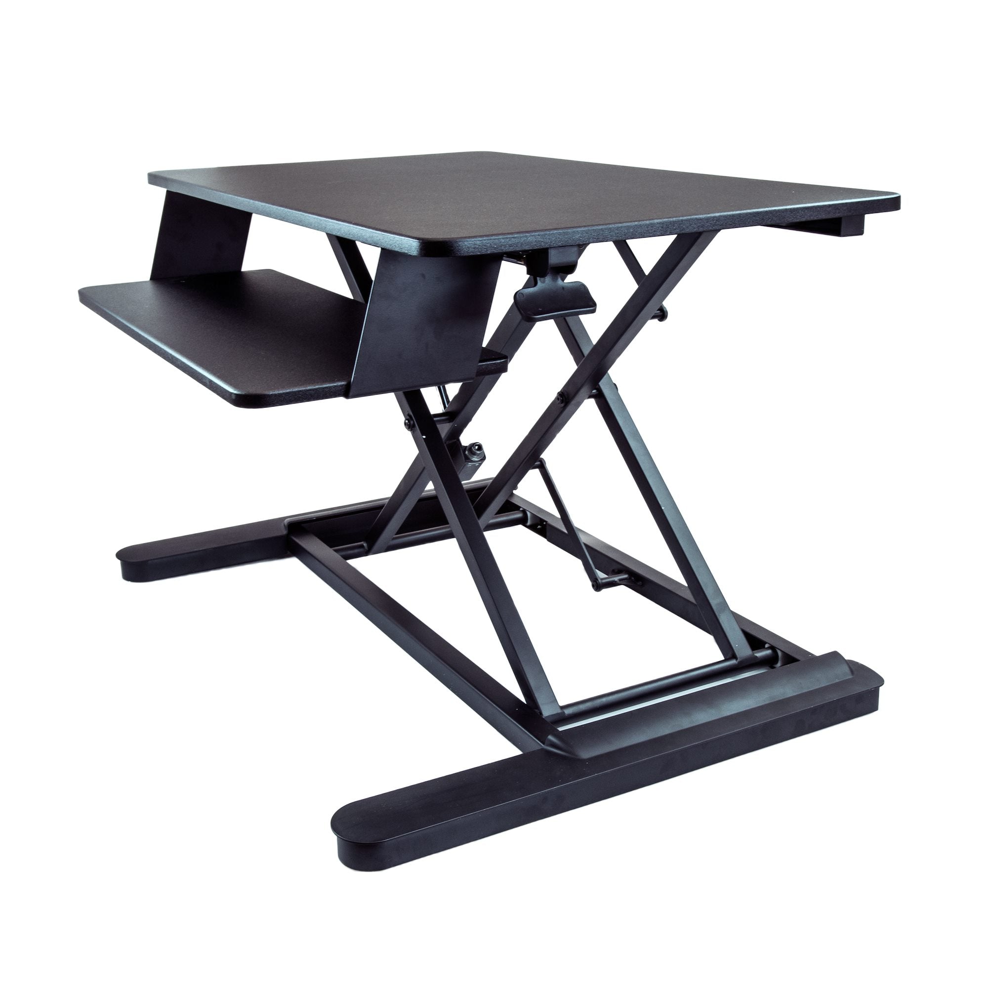 StarTech ARMSTSLG Sit Stand Desk Converter with Keyboard Tray | Large 35" x 21" Surface