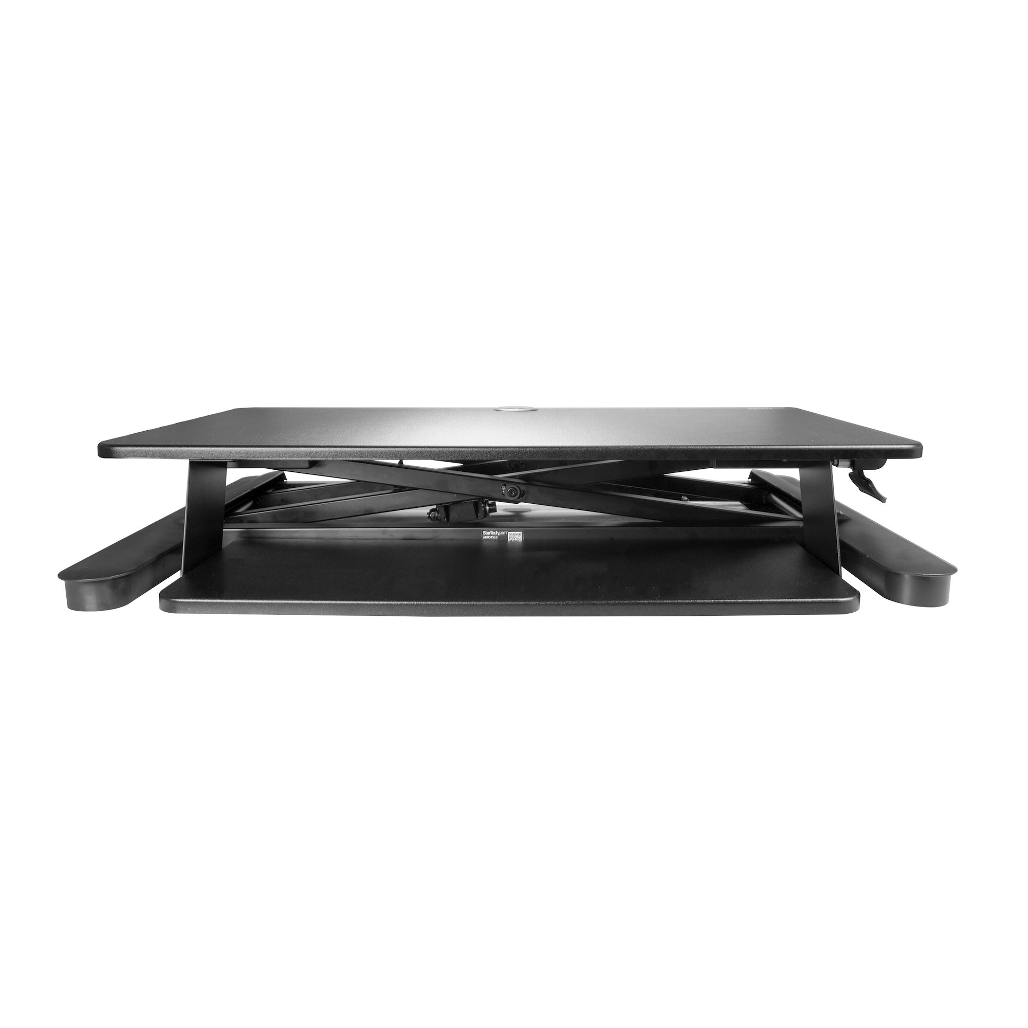 StarTech ARMSTSLG Sit Stand Desk Converter with Keyboard Tray | Large 35" x 21" Surface - Image 4