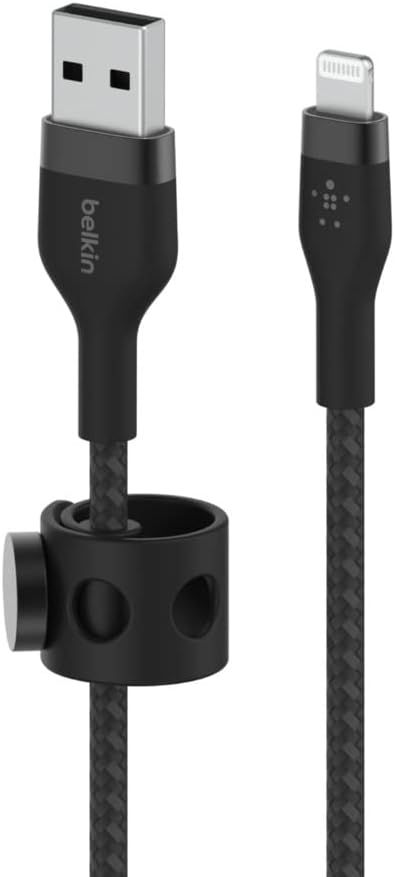Alternative view of Belkin Silicone Lightning to USB-A Cable 30x More Durable | CAA010BT1MBK