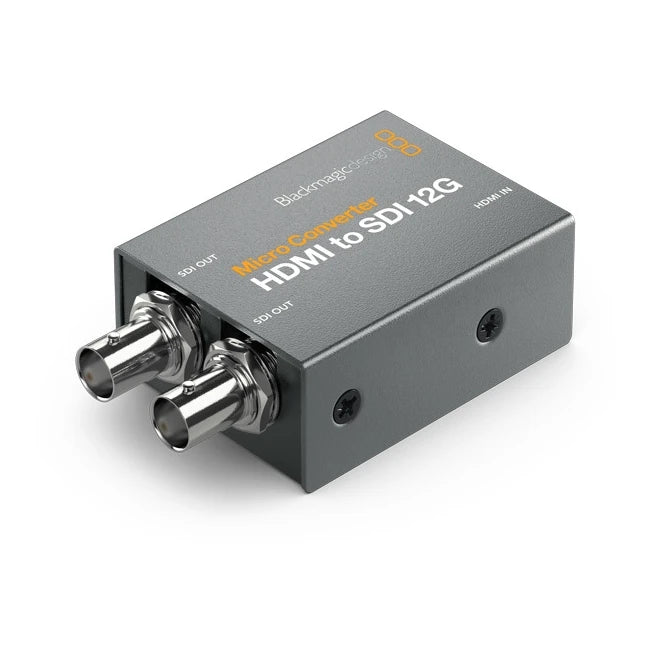 Blackmagic Design Micro Converter HDMI to SDI 12G | CONVCMIC/HS12G/WPSU - Image 2