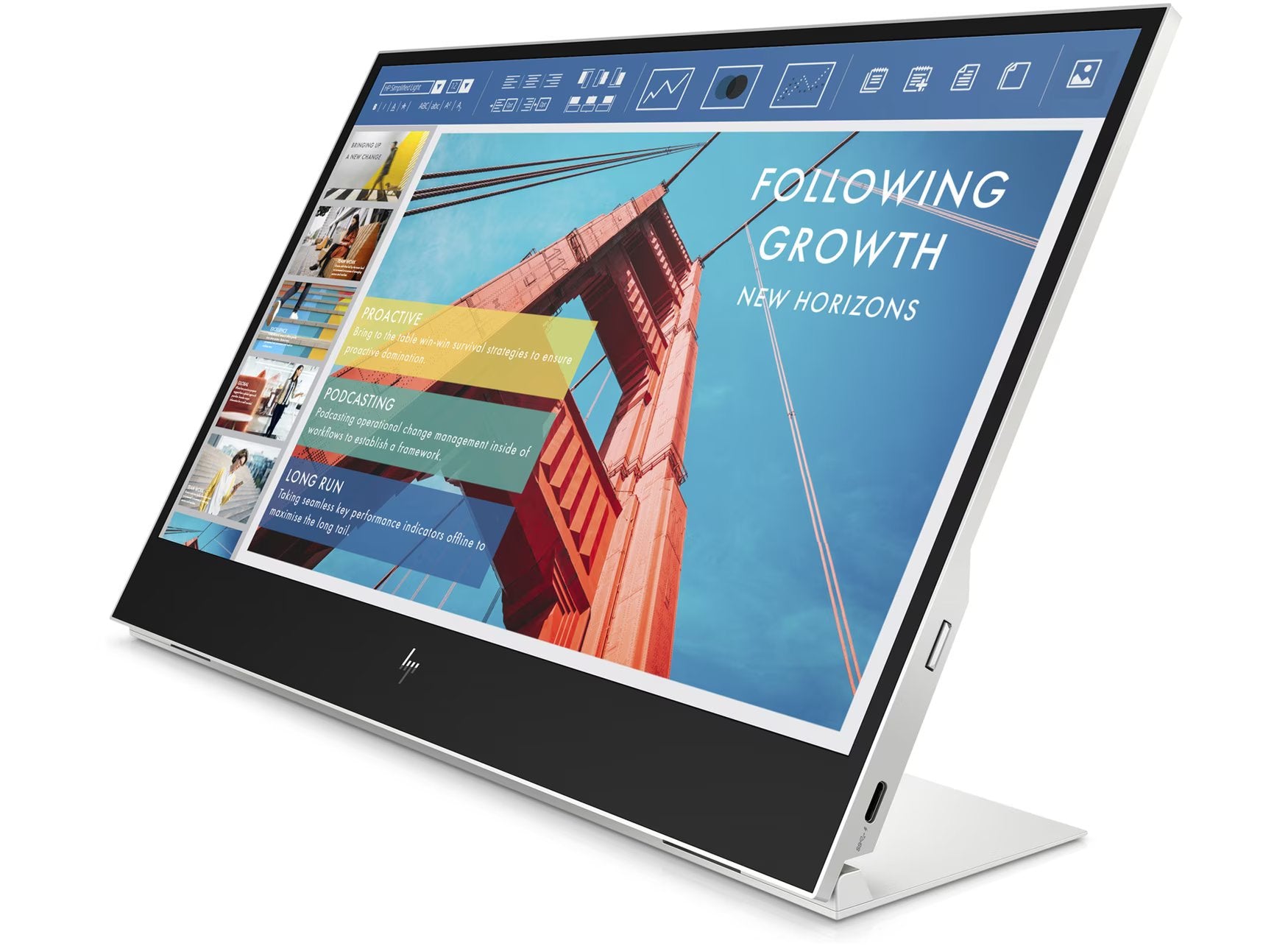 HP E14 G4 14" Full-HD IPS Portable USB-C Monitor | 1B065AA#ABB - Image 3