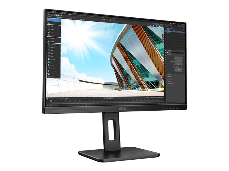 AOC 27" IPS 4MS 60Hz Desktop Monitor | U27P2 - Image 3