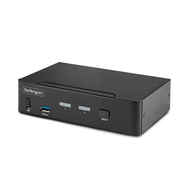 StarTech 2-Port DisplayPort KVM Switch, 8K 60Hz / 4K 144Hz, Single Display | D86A2-2-PORT-8K-KVM