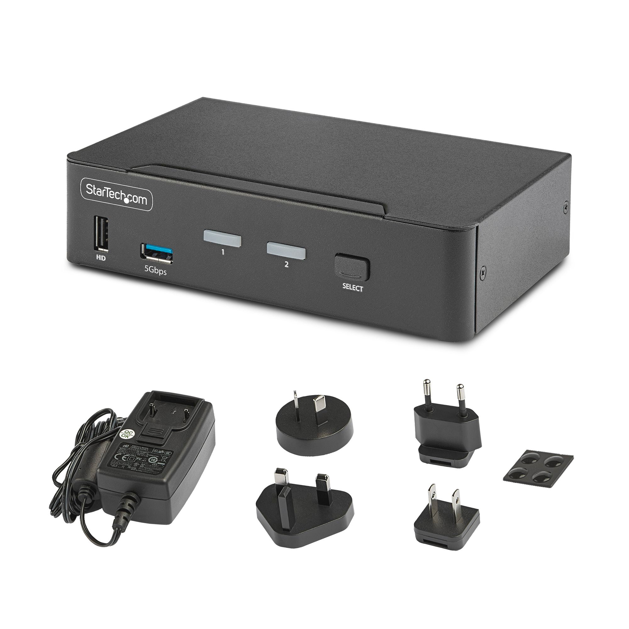 StarTech 2-Port DisplayPort KVM Switch, 8K 60Hz / 4K 144Hz, Single Display | D86A2-2-PORT-8K-KVM - Image 5