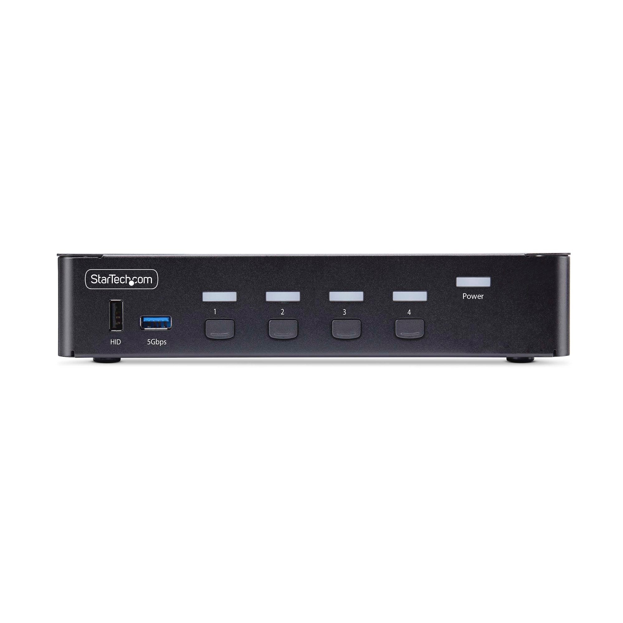 StarTech 4-Port DisplayPort KVM Switch, 8K 60Hz / 4K 144Hz | D86A2-4-PORT-8K-KVM - Image 3