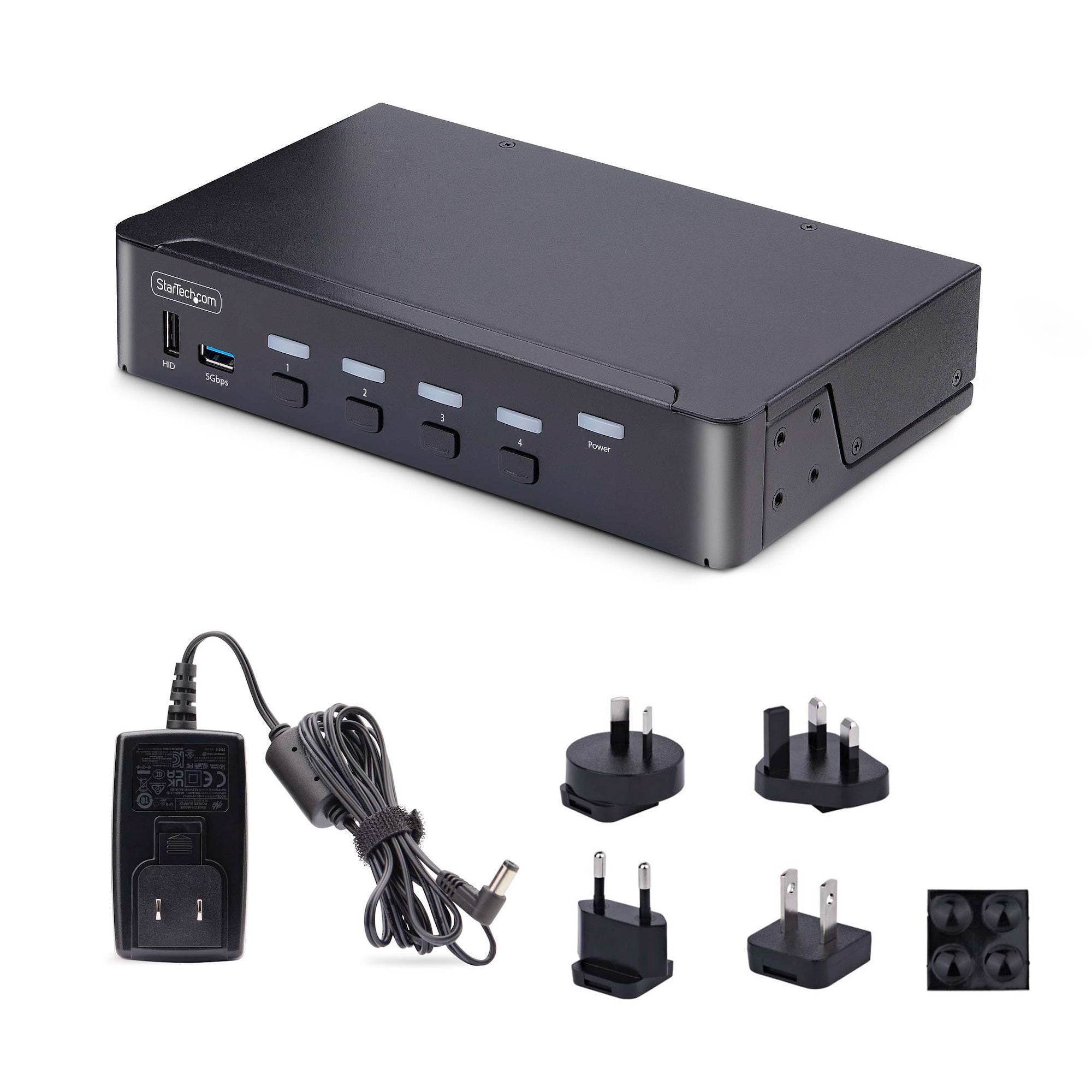 StarTech 4-Port DisplayPort KVM Switch, 8K 60Hz / 4K 144Hz | D86A2-4-PORT-8K-KVM - Image 6