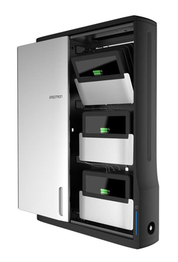 Ergotron Zip12 Charging Wall Cabinet, UK | DM12-1006-3